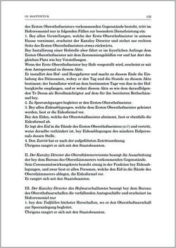 Image of the Page - 135 - in Norm und Zeremoniell - Das Etiquette-Normale für den Wiener Hof von circa 1812