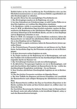 Bild der Seite - 141 - in Norm und Zeremoniell - Das Etiquette-Normale für den Wiener Hof von circa 1812