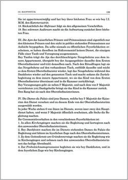 Bild der Seite - 159 - in Norm und Zeremoniell - Das Etiquette-Normale für den Wiener Hof von circa 1812