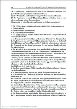 Bild der Seite - 166 - in Norm und Zeremoniell - Das Etiquette-Normale für den Wiener Hof von circa 1812