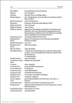Image of the Page - 174 - in Norm und Zeremoniell - Das Etiquette-Normale für den Wiener Hof von circa 1812