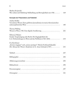 Image of the Page - 6 - in Schöne Wissenschaften - Sammeln, Ordnen und Präsentieren im josephinischen Wien