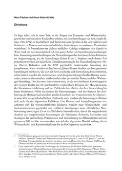 Image of the Page - 7 - in Schöne Wissenschaften - Sammeln, Ordnen und Präsentieren im josephinischen Wien