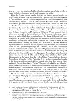 Image of the Page - 15 - in Schöne Wissenschaften - Sammeln, Ordnen und Präsentieren im josephinischen Wien