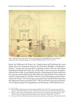 Image of the Page - 23 - in Schöne Wissenschaften - Sammeln, Ordnen und Präsentieren im josephinischen Wien