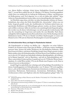 Image of the Page - 31 - in Schöne Wissenschaften - Sammeln, Ordnen und Präsentieren im josephinischen Wien