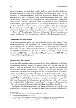 Bild der Seite - 48 - in Schöne Wissenschaften - Sammeln, Ordnen und Präsentieren im josephinischen Wien