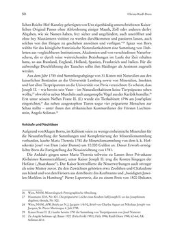 Bild der Seite - 50 - in Schöne Wissenschaften - Sammeln, Ordnen und Präsentieren im josephinischen Wien