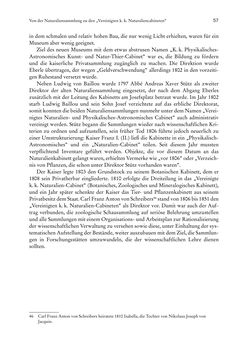 Bild der Seite - 57 - in Schöne Wissenschaften - Sammeln, Ordnen und Präsentieren im josephinischen Wien