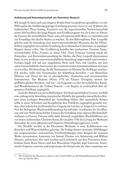 Bild der Seite - 61 - in Schöne Wissenschaften - Sammeln, Ordnen und Präsentieren im josephinischen Wien