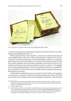 Bild der Seite - 81 - in Schöne Wissenschaften - Sammeln, Ordnen und Präsentieren im josephinischen Wien
