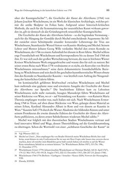 Bild der Seite - 89 - in Schöne Wissenschaften - Sammeln, Ordnen und Präsentieren im josephinischen Wien