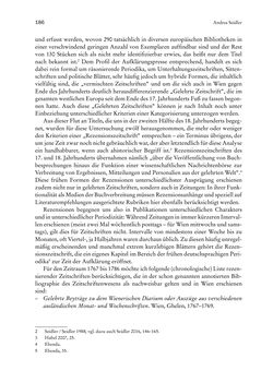 Bild der Seite - 186 - in Schöne Wissenschaften - Sammeln, Ordnen und Präsentieren im josephinischen Wien