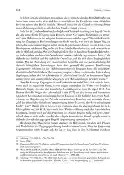 Bild der Seite - 218 - in Schöne Wissenschaften - Sammeln, Ordnen und Präsentieren im josephinischen Wien