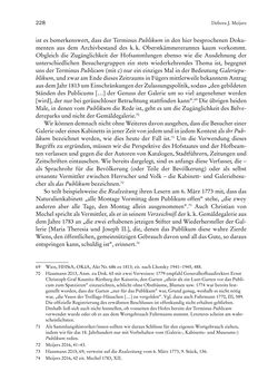 Bild der Seite - 228 - in Schöne Wissenschaften - Sammeln, Ordnen und Präsentieren im josephinischen Wien