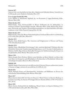 Bild der Seite - 275 - in Schöne Wissenschaften - Sammeln, Ordnen und Präsentieren im josephinischen Wien