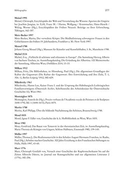 Bild der Seite - 277 - in Schöne Wissenschaften - Sammeln, Ordnen und Präsentieren im josephinischen Wien