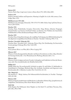Bild der Seite - 279 - in Schöne Wissenschaften - Sammeln, Ordnen und Präsentieren im josephinischen Wien