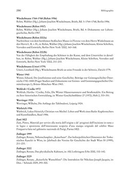 Bild der Seite - 290 - in Schöne Wissenschaften - Sammeln, Ordnen und Präsentieren im josephinischen Wien