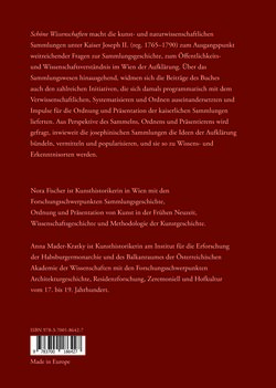 Image of the Page - Einband hinten - in Schöne Wissenschaften - Sammeln, Ordnen und Präsentieren im josephinischen Wien
