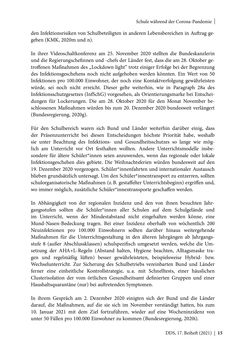 Image of the Page - 15 - in Schule während der Corona-Pandemie - Neue Ergebnisse und Überblick über ein dynamisches Forschungsfeld