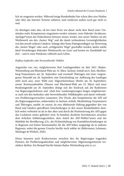 Image of the Page - 19 - in Schule während der Corona-Pandemie - Neue Ergebnisse und Überblick über ein dynamisches Forschungsfeld