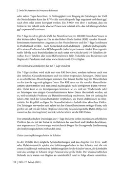 Image of the Page - 22 - in Schule während der Corona-Pandemie - Neue Ergebnisse und Überblick über ein dynamisches Forschungsfeld