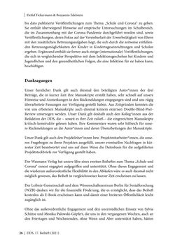 Bild der Seite - 26 - in Schule während der Corona-Pandemie - Neue Ergebnisse und Überblick über ein dynamisches Forschungsfeld
