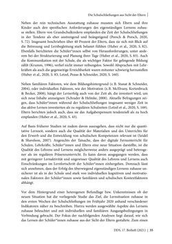 Bild der Seite - 35 - in Schule während der Corona-Pandemie - Neue Ergebnisse und Überblick über ein dynamisches Forschungsfeld