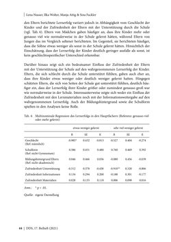 Bild der Seite - 44 - in Schule während der Corona-Pandemie - Neue Ergebnisse und Überblick über ein dynamisches Forschungsfeld
