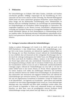 Bild der Seite - 45 - in Schule während der Corona-Pandemie - Neue Ergebnisse und Überblick über ein dynamisches Forschungsfeld
