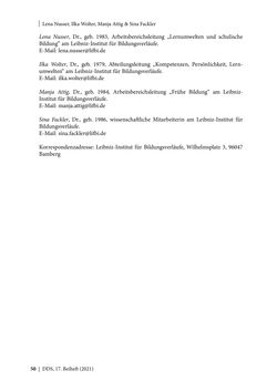 Bild der Seite - 50 - in Schule während der Corona-Pandemie - Neue Ergebnisse und Überblick über ein dynamisches Forschungsfeld