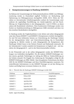 Bild der Seite - 53 - in Schule während der Corona-Pandemie - Neue Ergebnisse und Überblick über ein dynamisches Forschungsfeld