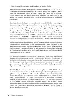 Bild der Seite - 56 - in Schule während der Corona-Pandemie - Neue Ergebnisse und Überblick über ein dynamisches Forschungsfeld