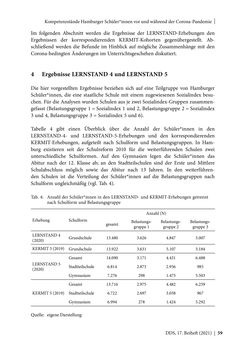 Image of the Page - 59 - in Schule während der Corona-Pandemie - Neue Ergebnisse und Überblick über ein dynamisches Forschungsfeld