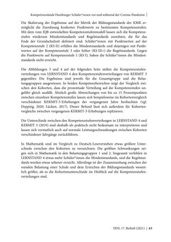 Image of the Page - 63 - in Schule während der Corona-Pandemie - Neue Ergebnisse und Überblick über ein dynamisches Forschungsfeld