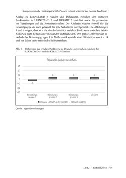 Image of the Page - 67 - in Schule während der Corona-Pandemie - Neue Ergebnisse und Überblick über ein dynamisches Forschungsfeld