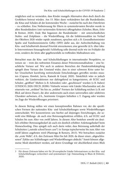 Image of the Page - 83 - in Schule während der Corona-Pandemie - Neue Ergebnisse und Überblick über ein dynamisches Forschungsfeld