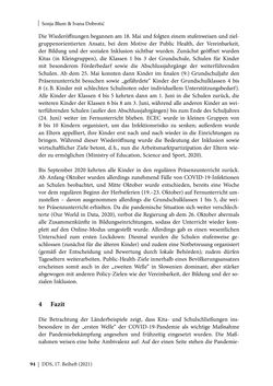 Image of the Page - 94 - in Schule während der Corona-Pandemie - Neue Ergebnisse und Überblick über ein dynamisches Forschungsfeld