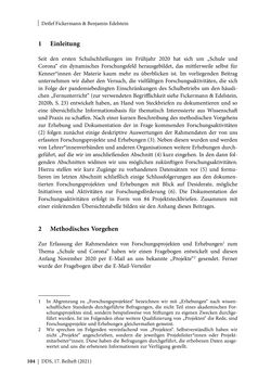 Image of the Page - 104 - in Schule während der Corona-Pandemie - Neue Ergebnisse und Überblick über ein dynamisches Forschungsfeld
