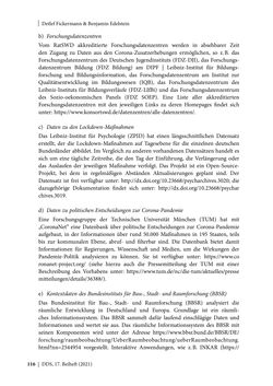 Bild der Seite - 116 - in Schule während der Corona-Pandemie - Neue Ergebnisse und Überblick über ein dynamisches Forschungsfeld