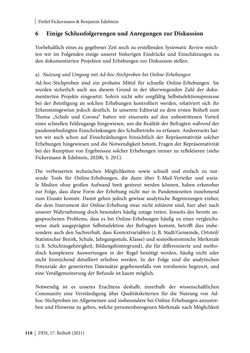 Bild der Seite - 118 - in Schule während der Corona-Pandemie - Neue Ergebnisse und Überblick über ein dynamisches Forschungsfeld