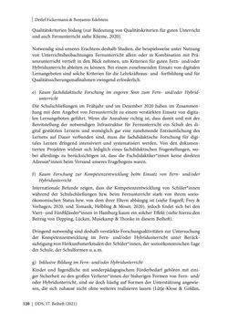 Bild der Seite - 120 - in Schule während der Corona-Pandemie - Neue Ergebnisse und Überblick über ein dynamisches Forschungsfeld