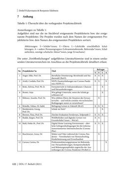 Bild der Seite - 122 - in Schule während der Corona-Pandemie - Neue Ergebnisse und Überblick über ein dynamisches Forschungsfeld