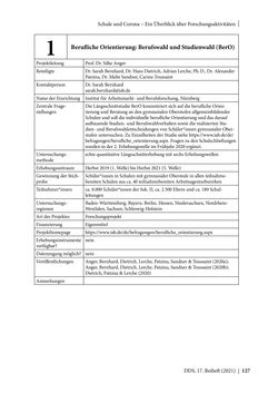 Bild der Seite - 127 - in Schule während der Corona-Pandemie - Neue Ergebnisse und Überblick über ein dynamisches Forschungsfeld