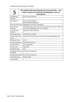 Image of the Page - 132 - in Schule während der Corona-Pandemie - Neue Ergebnisse und Überblick über ein dynamisches Forschungsfeld