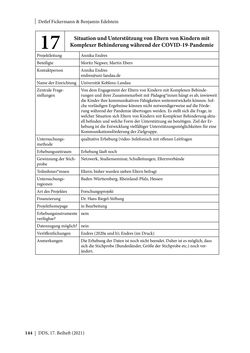 Image of the Page - 144 - in Schule während der Corona-Pandemie - Neue Ergebnisse und Überblick über ein dynamisches Forschungsfeld