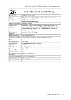 Image of the Page - 155 - in Schule während der Corona-Pandemie - Neue Ergebnisse und Überblick über ein dynamisches Forschungsfeld