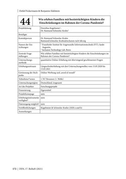 Image of the Page - 172 - in Schule während der Corona-Pandemie - Neue Ergebnisse und Überblick über ein dynamisches Forschungsfeld