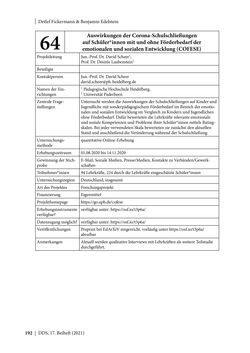Image of the Page - 192 - in Schule während der Corona-Pandemie - Neue Ergebnisse und Überblick über ein dynamisches Forschungsfeld